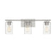 Meridian - M80038BN - Three Light Bathroom Vanity Light - Mbath - Brushed Nickel