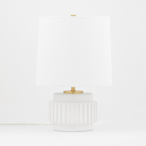 Kalani One Light Table Lamp Matte White