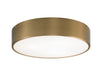 Matteo Lighting - M12703AG - Three Light Flush Mount - Snare - Aged Gold Brass