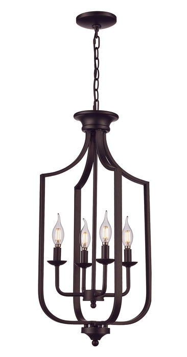 Four Light Pendant-Foyer/Hall Lanterns-Trans Globe Imports-Lighting Design Store