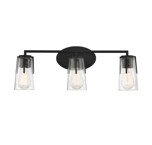 Sacremento Three Light Bath Bar Black
