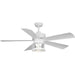Progress Lighting - P250011-028-WB - 56"Ceiling Fan - Midvale - Satin White