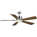 Progress Lighting - P250021-009-30 - 56" Ceiling Fan - Glenfalls - Brushed Nickel