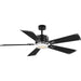 Progress Lighting - P250021-031-30 - 56" Ceiling Fan - Glenfalls - Matte Black