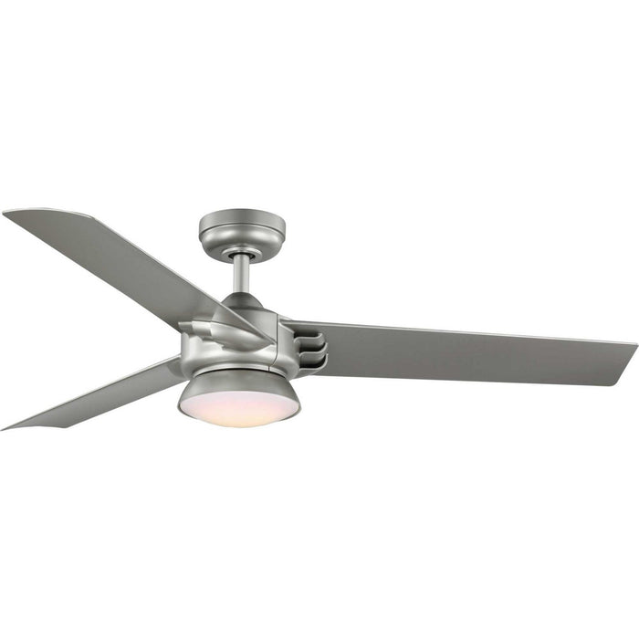 Progress Lighting - P250062-152-30 - 52"Ceiling Fan - Edwidge - Painted Nickel