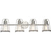 Progress Lighting - P300298-009 - Four Light Bath Bracket - Conway - Brushed Nickel