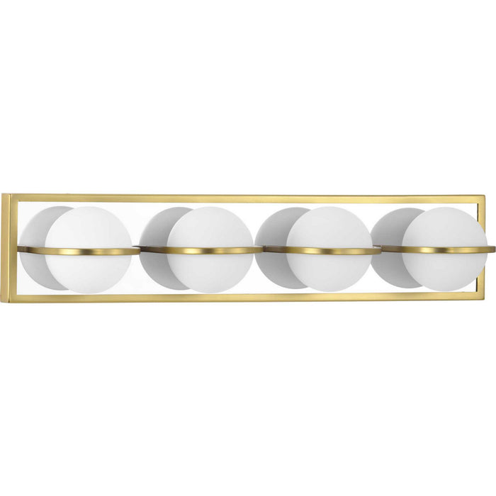 Progress Lighting - P300313-012-30 - LED Bath Bracket - Pearl LED - Satin Brass