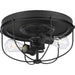 Progress Lighting - P350195-143 - Two Light Flush Mount - Medal - Graphite