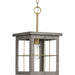 Progress Lighting - P500317-175 - One Light Pendant - Hedgerow - Distressed Brass