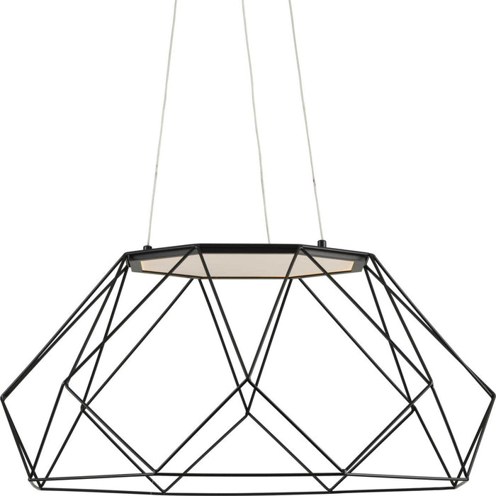 Progress Lighting - P500320-031-30 - LED Pendant - Geodesic LED - Matte Black