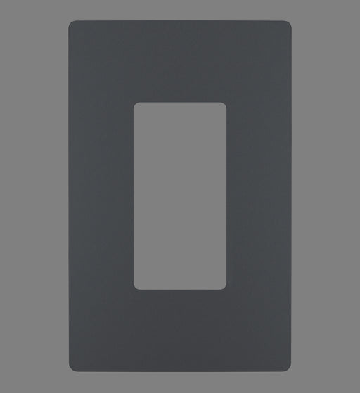 Legrand - RWP26GCC6 - One-Gang Screwless Wall Plate - radiant - Graphite