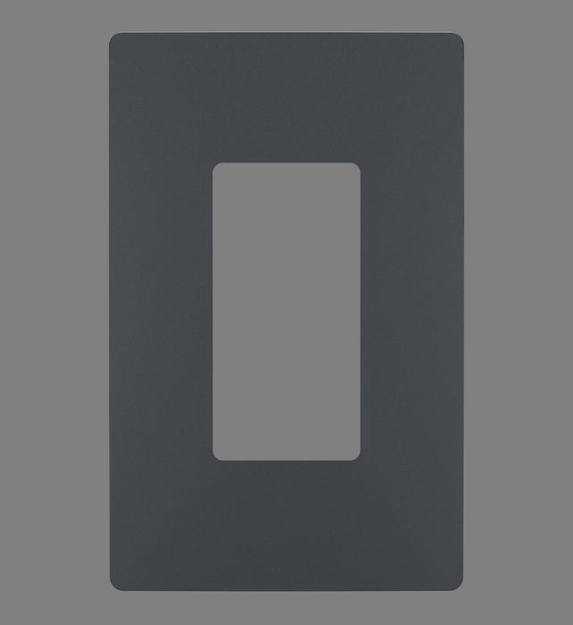 Legrand - RWP26GCC6 - One-Gang Screwless Wall Plate - radiant - Graphite