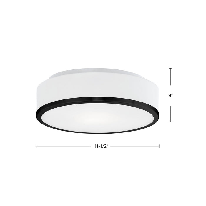 Kuzco Lighting - 599002BK - Two Light Flush Mount - Charlie - Black