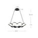 Kuzco Lighting - CH72225-BK - LED Chandelier - Novel - Black