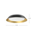 Kuzco Lighting - FM43414-BK/GD - LED Flush Mount - Jasper - Black/Gold