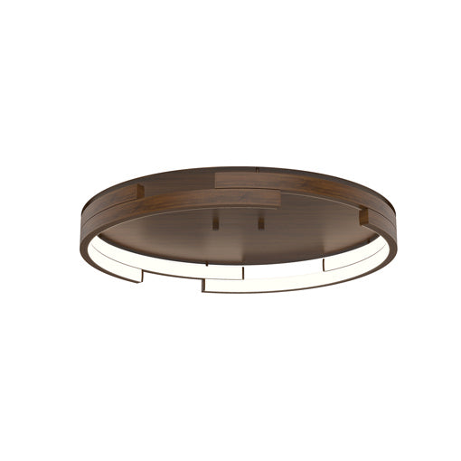 Anello Minor LED Flush Mount Walnut