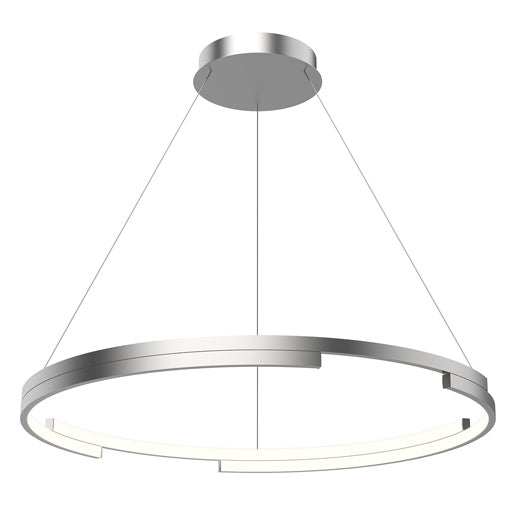 Anello Minor LED Pendant Brushed Nickel