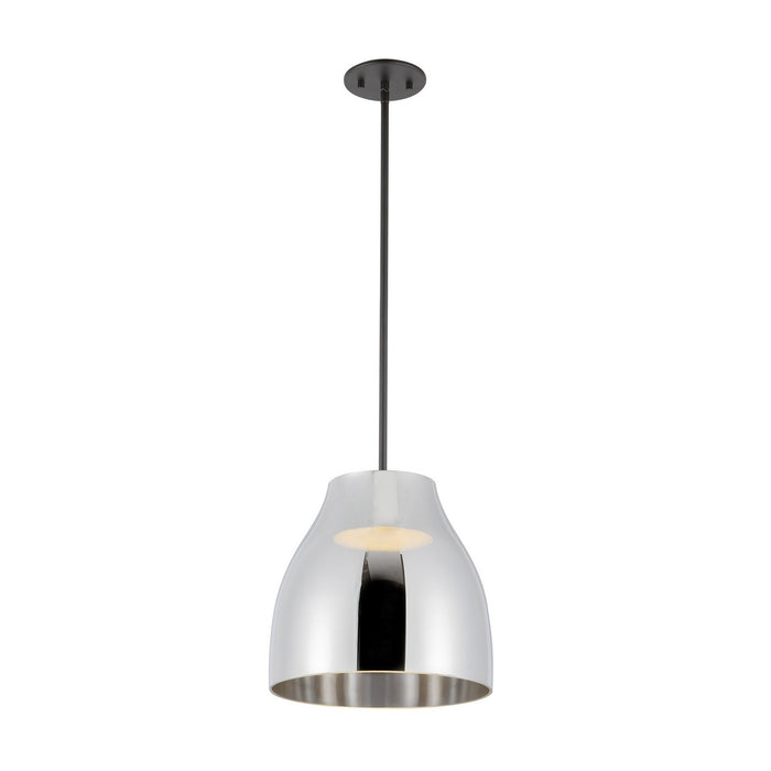 Kuzco Lighting - PD62012-BK/CH - LED Pendant - Trinity - Black/Chrome