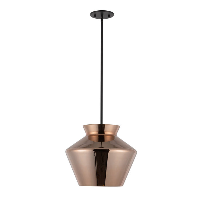 Kuzco Lighting - PD62013-BK/CP - LED Pendant - Trinity - Black/Copper