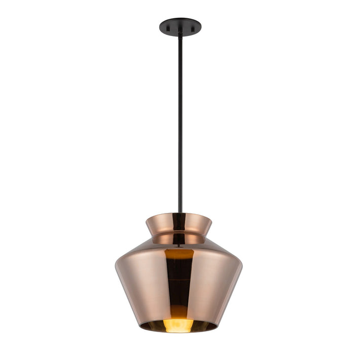 Kuzco Lighting - PD62013-BK/CP - LED Pendant - Trinity - Black/Copper