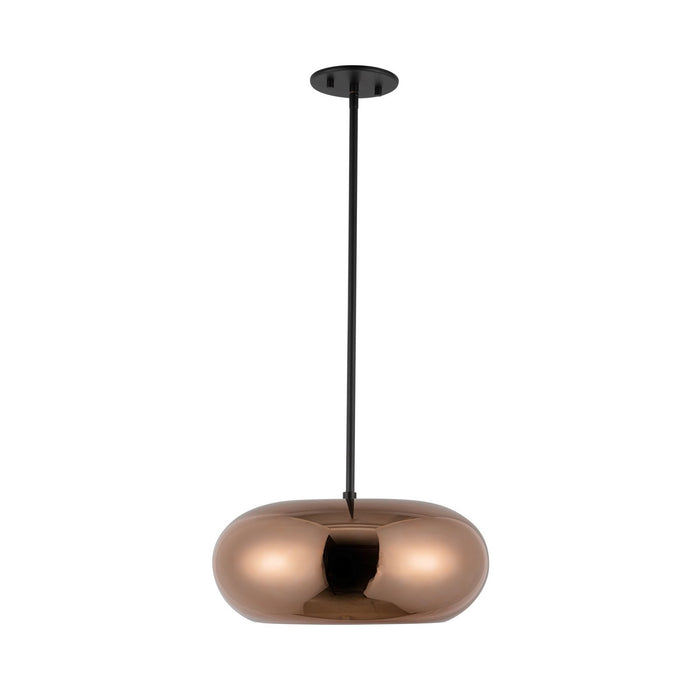 Kuzco Lighting - PD62014-BK/CP - LED Pendant - Trinity - Black/Copper