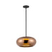 Kuzco Lighting - PD62014-BK/CP - LED Pendant - Trinity - Black/Copper