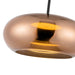 Kuzco Lighting - PD62014-BK/CP - LED Pendant - Trinity - Black/Copper
