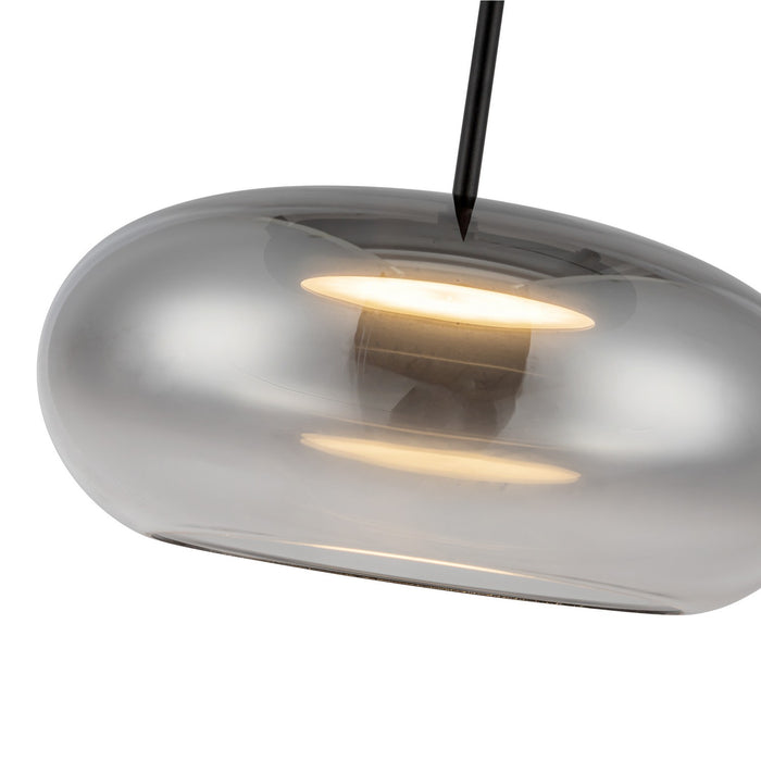 Kuzco Lighting - PD62014-BK/SM - LED Pendant - Trinity - Black/Smoked
