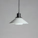 Maxim - 11410BKWT - One Light Pendant - Oslo - Black / White