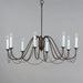 Maxim - 12168CHB - Eight Light Chandelier - Plumette - Chestnut Bronze