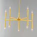 Maxim - 24625SBR - Ten Light Chandelier - Rome - Satin Brass
