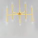 Maxim - 24625SBR - Ten Light Chandelier - Rome - Satin Brass
