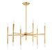 Maxim - 24626SBR - 12 Light Chandelier - Rome - Satin Brass