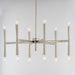 Maxim - 24626SN - 12 Light Chandelier - Rome - Satin Nickel