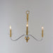 Maxim - 25373CLPCSBR - Three Light Pendant - Clarion - Polished Chrome / Satin Brass