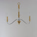 Maxim - 25373CLPCSBR - Three Light Pendant - Clarion - Polished Chrome / Satin Brass