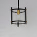 Maxim - 2649BKAB - One Light Pendant - Capitol - Black / Antique Brass