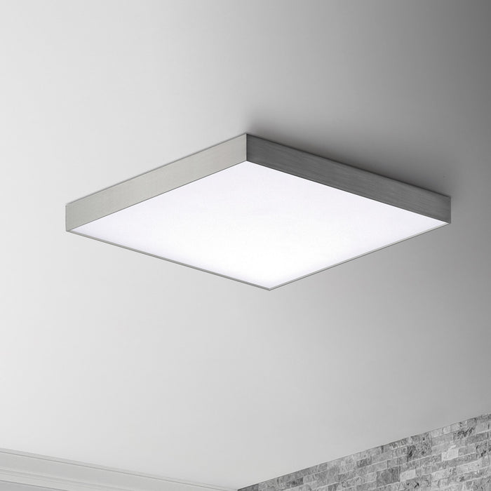 Maxim - 57675WTSN - LED Flush Mount - Trim - Satin Nickel