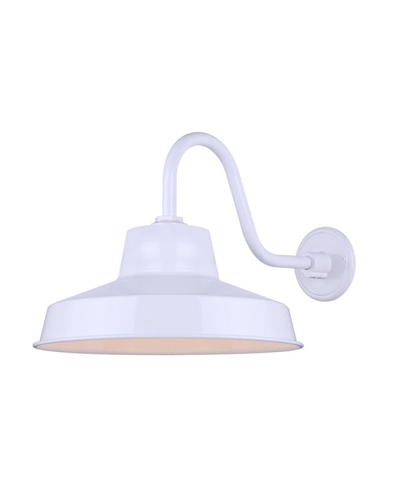 Canarm - BL14WACWH - One Light Outdoor Lantern - Barn Light - White