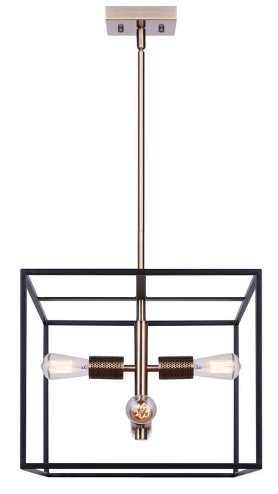 Canarm - ICH1069A04BKG15 - Four Light Chandelier - Bodie - Matte Black And Gold
