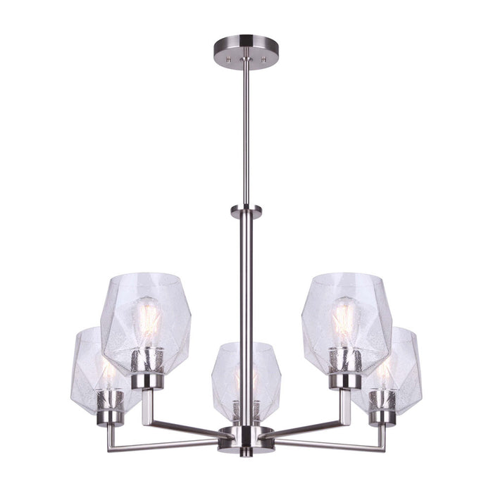 Canarm - ICH1070A05BN - Five Light Chandelier - Lenci - Brushed Nickel