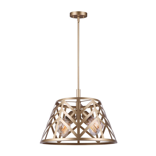 Maud Four Light Chandelier Gold