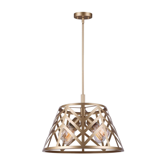 Canarm - ICH635B04PGD19 - Four Light Chandelier - Maud - Gold