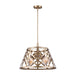 Canarm - ICH635B04PGD19 - Four Light Chandelier - Maud - Gold