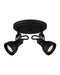 Canarm - ICW622A02BK10 - Two Light Ceiling/Wall Mount - Polo - Black