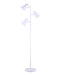Canarm - IFL1056A66WH - Three Light Floor Lamp - Orli - White