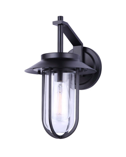 Navy One Light Outdoor Down Light Black