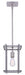 Canarm - IPL1066A01BNB - One Light Pendant - Carli - Brushed Nickel