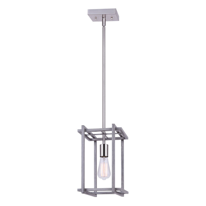 Canarm - IPL1066A01BNB - One Light Pendant - Carli - Brushed Nickel