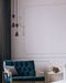 Canarm - IPL1073A01BKG - One Light Pendant - Emlen - Matte Black And Gold